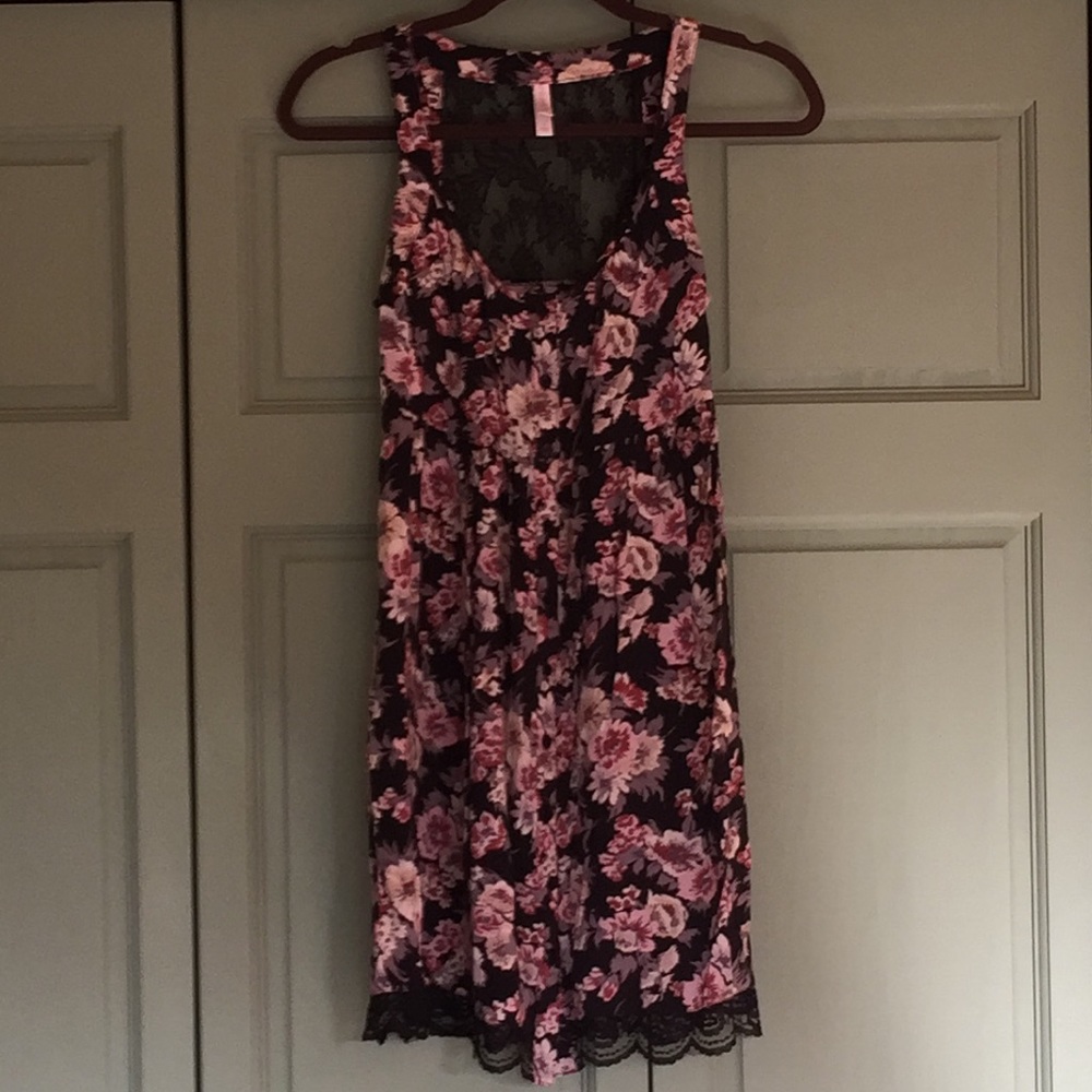Xhileration dress, flowy rayon with lace, size S